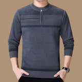 Mens sweaters for 2018 Autumn Winter Thick Warm Sweaters O-Neck Wool Sweater Male Knitted Cashmere Pullover Tops Plus Size M-3XL