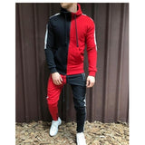 HIRIGIN Autumn Casual  Men's Tracksuits Sets Zipper Hoodies Slim Fit Tops Pants Man Pullover Sweatshirt Long Pants