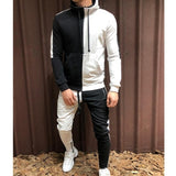 HIRIGIN Autumn Casual  Men's Tracksuits Sets Zipper Hoodies Slim Fit Tops Pants Man Pullover Sweatshirt Long Pants