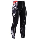 Rashgard male 2019 winter 3D Teen Wolf Set Men Compression Clothing Crossfit Thermal Underwear Men's Fitness Set MMA Clothing