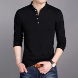 Brand New Men Polo Shirt Mens Long Sleeve Solid Polo Shirts Camisa Polos Masculina Popular Casual Cotton Plus Size M-4XL Tops