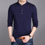 Brand New Men Polo Shirt Mens Long Sleeve Solid Polo Shirts Camisa Polos Masculina Popular Casual Cotton Plus Size M-4XL Tops